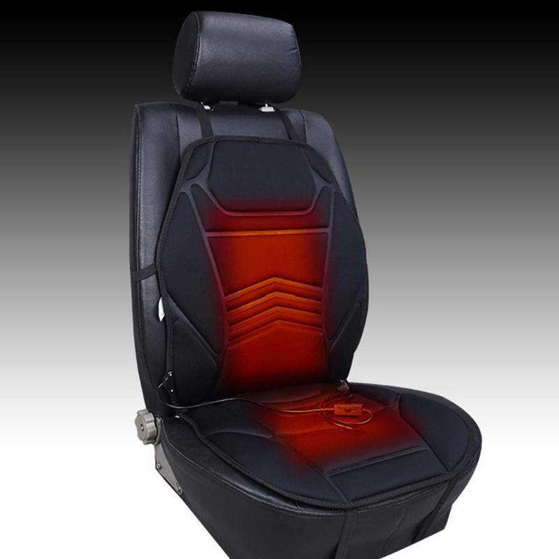 Universal Cigarette Lighter Powered Car Front Seat Heating Cushion Automobiles Chair Mat Warmer Winter Seat Cover Hot Pad DC 12V
