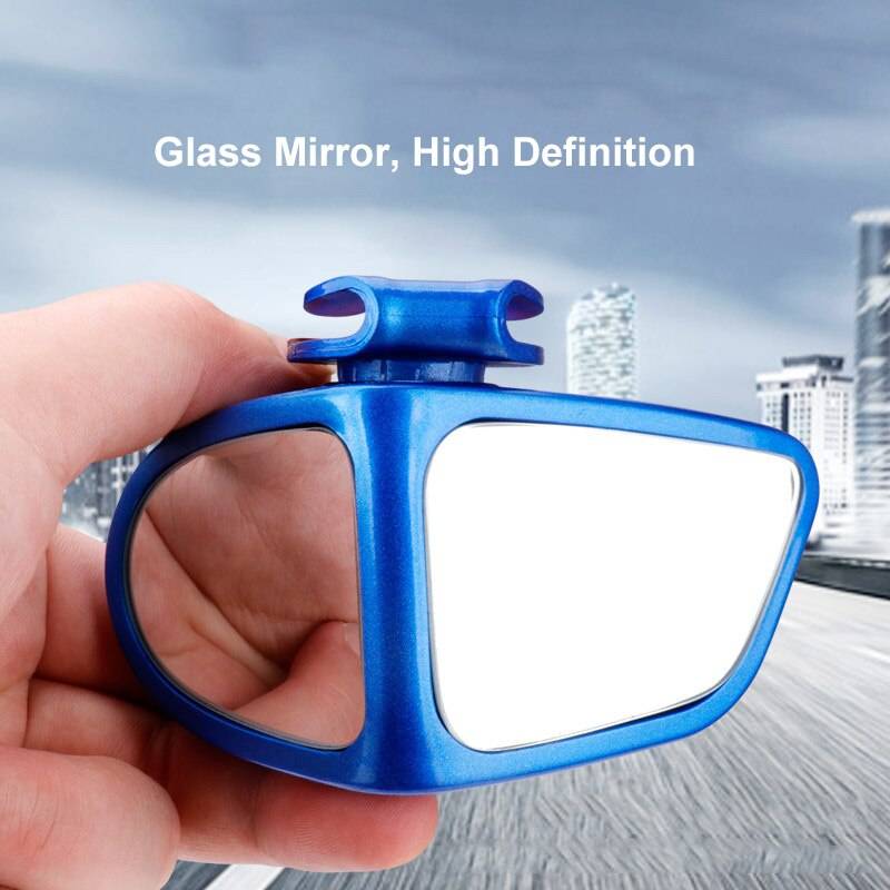 360 Degree HD Car Blind Spot Mirror Rotatable Adjustable 2 Side Wide Angle Exterior Automobile Rear View Mirror  Parking Mirror
